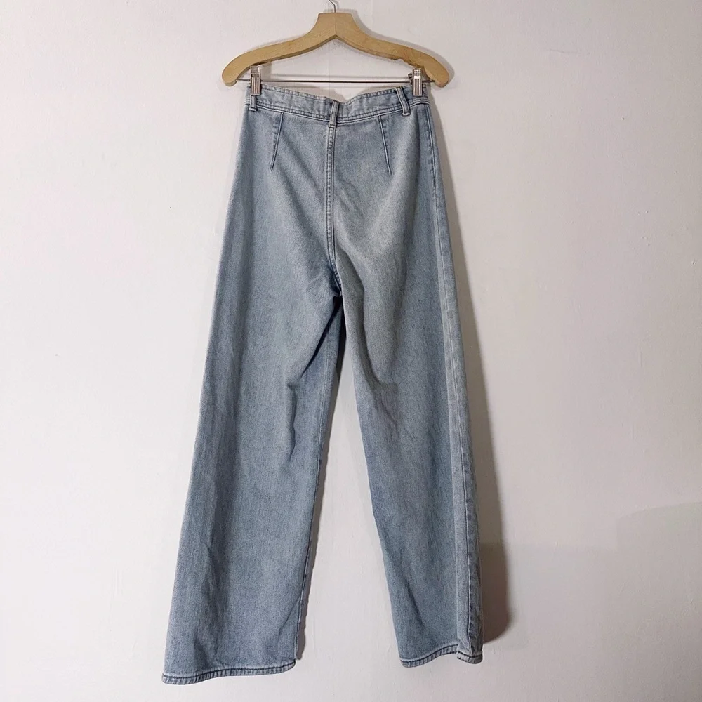Urban Outfitters BDG Wide Leg Jeans Light Wash High Waisted